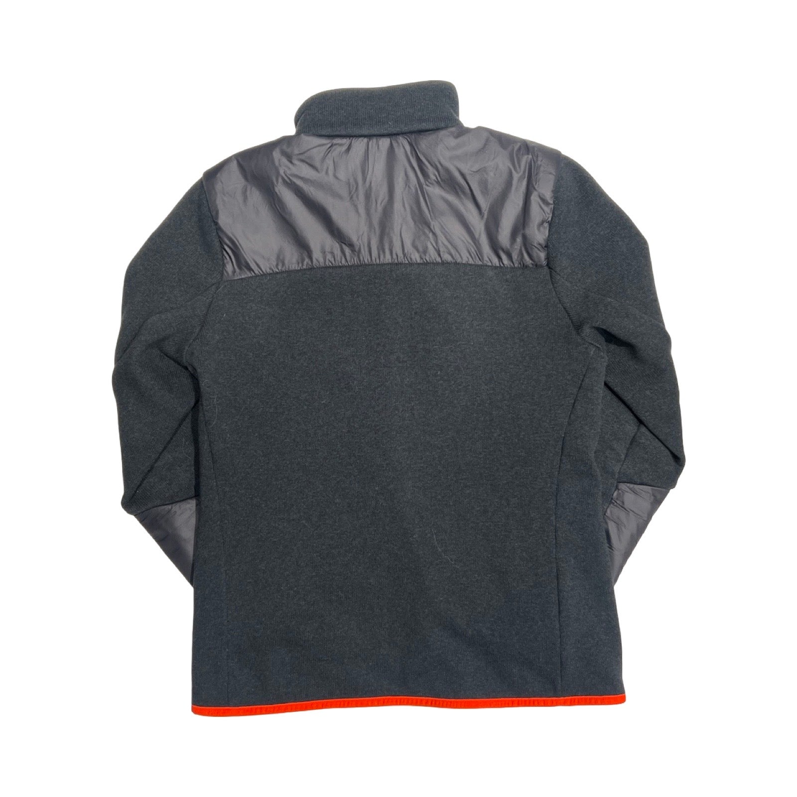 Baksidan av Peak Performance Tebulos fleecetröja för dam i grått.